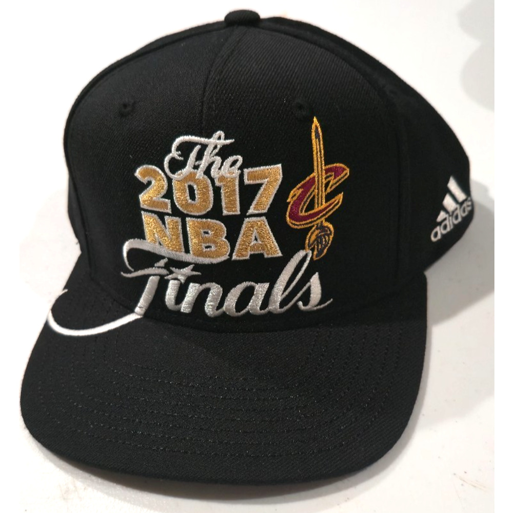 Cleveland Cavaliers 2017 NBA Finals Adidas Snapback Hat Black Gold NWT